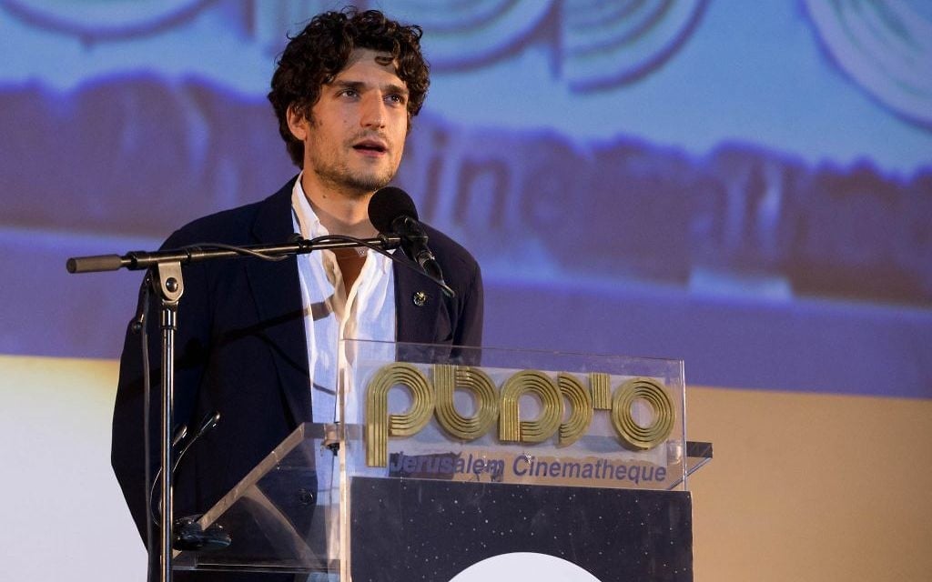 Louis Garrel présente son dernier film, "Le redoutable", réalisé par Michel Hazanavicius, au Festival 2017 du film de Jérusalem. (Crédit : Gitai Silver) Louis Garrel présente son dernier film, "Le redoutable", réalisé par Michel Hazanavicius, au Festival 2017 du film de Jérusalem. (Crédit : Gitai Silver)