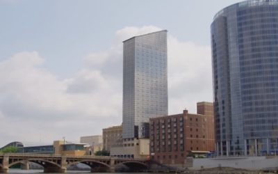 Une vue de  Grand Rapids dans le Michigan (Capture d'écran : YouTube)