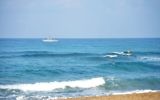 Une plage dans le nord d'Israël (Crédit : Flash90)