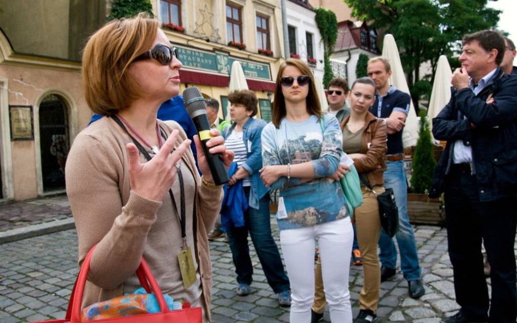 Le 27ème festival de culture juive à Cracovie, en Pologne, qui a eu lieu en juillet 2017, est le signe d'un regain d'intérêt pour la vie juive, 70 ans après l'Holocauste (Autorisation du festival de culture juive de Varsovie/via JTA)