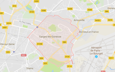 Garges les Gonesse, une ville de la couronne au nord  de Paris, proche de Sarcelles (Crédit : capture d'écran Google Maps)