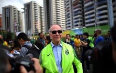 Carlos Arthur Nuzman, président du comité d'organisation des JO de Rio en 2016, à Rio de Janeiro, le 31 juillet 2016. (Crédit : Johannes Eisele/AFP)