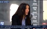 Henda Ayari dénonce Tariq Ramadan sur BFM TV. (Crédit : YouTube capture d'écran)