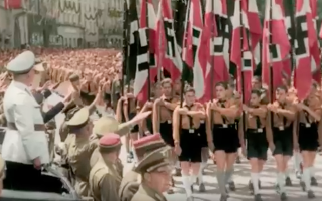 Capture d’écran du documentaire de David Korn-Brzoza sur les jeunesses hitlériennes (Crédit: France 2)