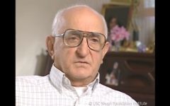 Benjamin Scheinkopf, survivant de la Shoah. (Crédit : capture d'écran YouTube)