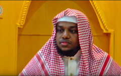 L'Imam AhmedulHadi Sharif du centre islamique du Tennessee fait un sermon le 24 juillet 2017 (Capture d'écran : YouTube)