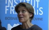 Cécile Caillou-Robert, du centre Romain Gary de Jérusalem à la direction de l'année croisée France-Israël (Crédit: capture d'écran Youtube)