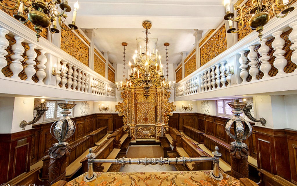 Ramenée d'Italie en 1952, la synagogue italienne.(Crédit : Noam Chen)