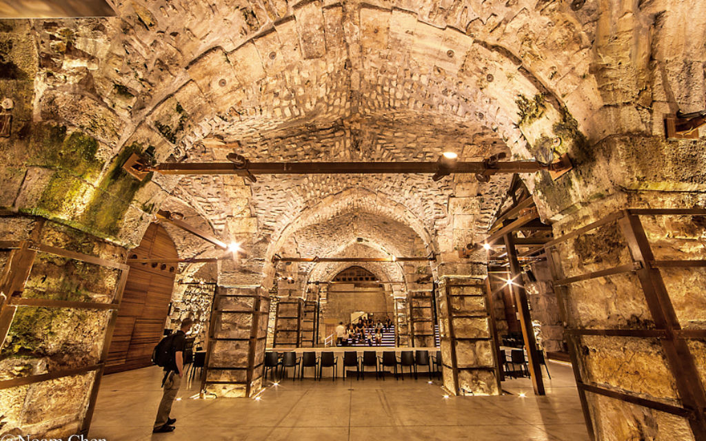 Le Kahn Mamluk, était un hôtel pendant l'ère mamelouke. (Crédit : Noam Chen)