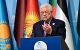 Le président de l'Autorité palestinienne Mahmoud Abbas s'exprime lors d'une conférence de presse à la suite du sommet de l'Organisation de la coopération islamique (OCI) sur la reconnaissance américaine de Jérusalem comme capitale d'Israël le 13 décembre 2017 à Istanbul. (AFP PHOTO / YASIN AKGUL)