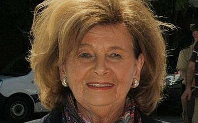 Charlotte Knobloch (Crédit : Wikimedia Commons, CC-BY-SA 3.0, Michael Lucan)
