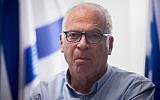 Le ministre de l'Agriculture, Uri Ariel, assiste à une réunion du parti HaBayit HaYehudi à la Knesset, à Jérusalem, le 11 décembre 2017 (Yonatan Sindel / Flash90)