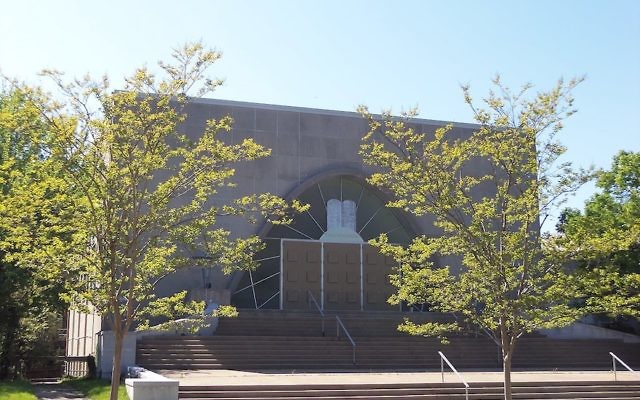 La synagogue Ohev Shalom à Washington  (Crédit : Wikimedia Commons via JTA)