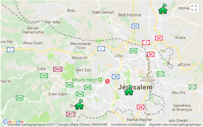 Après la déclaration des Etats-Unis, Israël a annoncé la planification de 6 000 nouvelles constructions à Jérusalem-Est (Image : Google Maps)