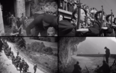 Des ravitaillement en armes par voir aérienne, des marches entre les lieux à défendre, le documentaire retrouvé montre la vie au jour le jour dans le maquis (Crédit: capture d'écran Arte)