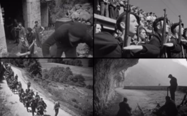 Des ravitaillement en armes par voir aérienne, des marches entre les lieux à défendre, le documentaire retrouvé montre la vie au jour le jour dans le maquis (Crédit: capture d'écran Arte)
