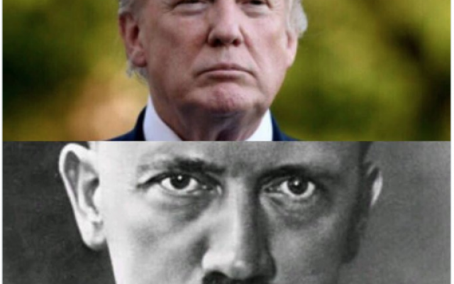 Le tweet publié par le Fatah le 14 décembre 2017 compare le président américain Donald Trump à Adolf Hitler. (Capture d'écran sur Twitter)