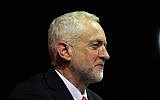 Jeremy Corbyn, chef du Parti travailliste britannique, lors d'un rassemblement à Glasgow, en Écosse, le 28 mai 2017 (Crédit : AFP / Andy Buchanan)