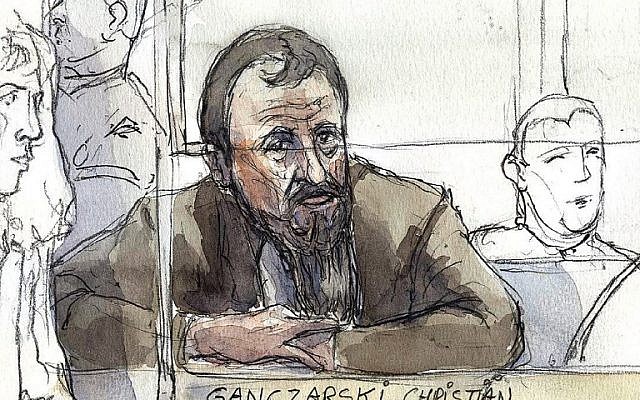 (Archives) Le ressortissant allemand Christian Ganczarski, comparait à Paris en 2005 pour l'attentat de la synagogue de Djerba, qui avait fait 21 morts. (Crédit : AFP / BENOIT PEYRUCQ)