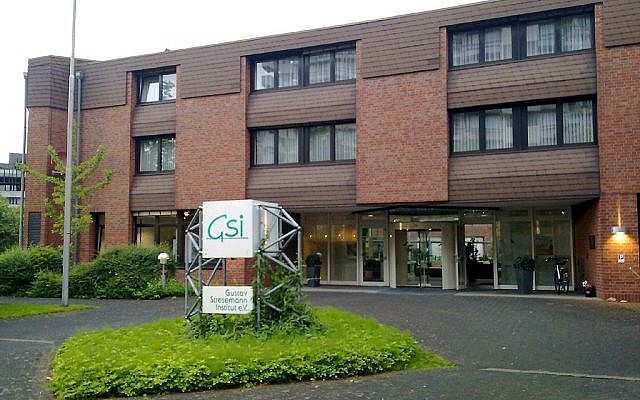 L'Institut Gustav Streseman, à Bonn. (Crédit : de:Benutzer:Ulli Purwin/[CC BY-SA 3.0)