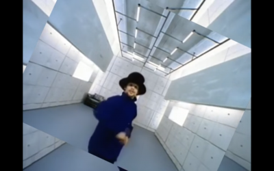 Jamiroquai dans le clip du tube "Virtual Insanity" (Capture d'écran : YouTube)