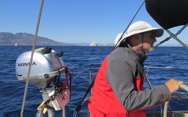Ori Lahav, le cofondateur d'Outbrain, organise une fois par an un voyage pour faire de la voile pour les entrepreneurs technologiques (Crédit : Autorisation)