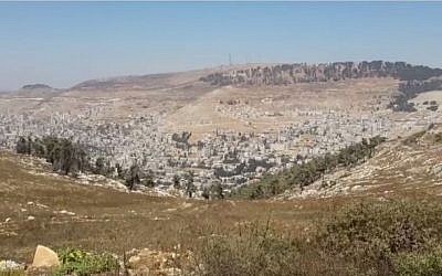 L'implantation de Har Bracha dans le nord de la Cisjordanie en septembre 2014.