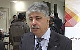 Le haut responsable de l'OLP Ahmed Majdalani. (Capture d'écran : YouTube)