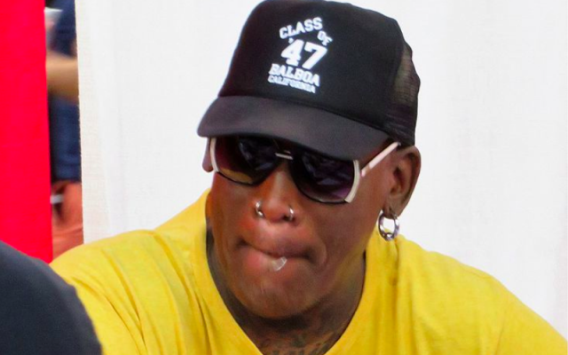 Dennis Rodman (Crédit : GabboT/Wikimedia commons/cc-by-sa-2.0) Dennis Rodman (Crédit : GabboT/Wikimedia commons/cc-by-sa-2.0)