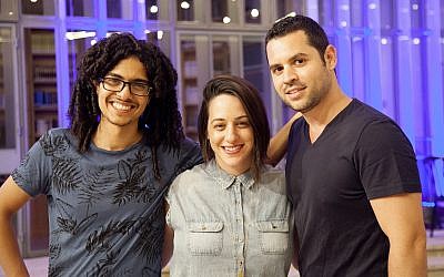 Fondateurs et dirigeants de Koululam (à partir de la droite): Ben Yefet, Michal Shahaf Shneiderman, Ou Taicher. (Autorisation)