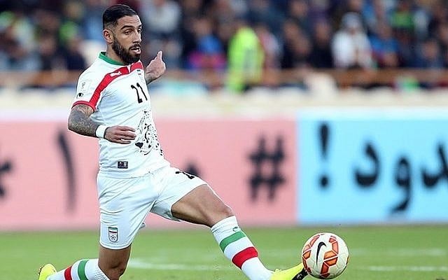 Le footballeur iranien Ashkan Dejagah (CC BY 4.0, Mahmoud Hosseini/Tasnim News Agency, Wikipedia)