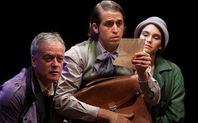 Une scène de 'Tehila' par S.Y. Agnon, Khan Theatre Company. (Yael Ilan)
