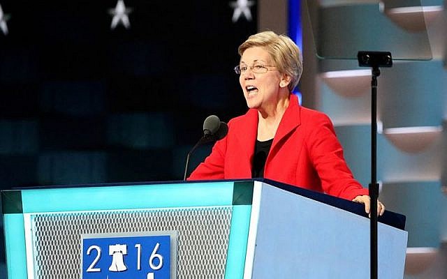 Elisabeth Warren (Crédit : A. Shaker/VOA/Domaine public)