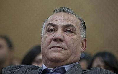 Ali Salam, maire de Nazareth, comparaît devant la Cour suprême à Jérusalem le 30 janvier 2014 (Flash90).