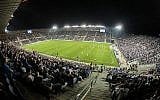 Photo illustrative du stade Teddy Kollek lors d'un match international de football, le 10 octobre 2015. (Flash90)