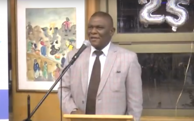 Sisa Ngombane, ambassadeur d'Afrique du Sud en Israël. (Capture d'écran : YouTube)