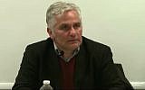 L'historien Denis Charbit. (Crédit: capture d'écran AIUmaber/Youtube)