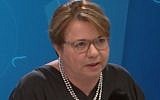 Simona Frankel, le 15 mai sur la RTBF (Crédit: capture d'écran Youtube)
