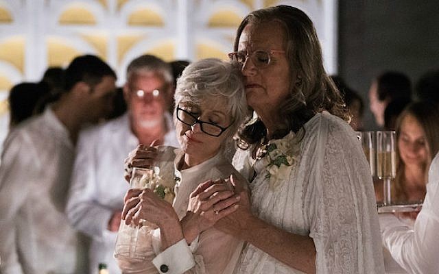 Jeffrey Tambor, à droite, et son ex-épouse interprétée par  Judith Light, dans la saison un de'Transparent' (Autorisation : 'Transparent)