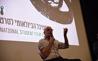 Jacques Audiard à l'Université de Tel Aviv (Crédit: Amis français de l'université de Tel Aviv)