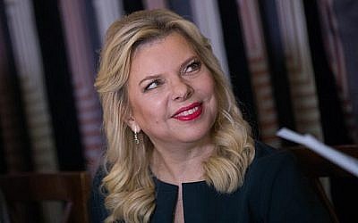 Sara Netanyahu, épouse du Premier ministre Benjamin Netanyahu, le 22 janvier 2018. (Yonatan Sindel/Flash90)