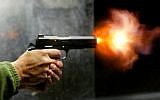 Photo d'illustration d'une arme à feu (Crédit : Olivier Fitoussi/Flash90)