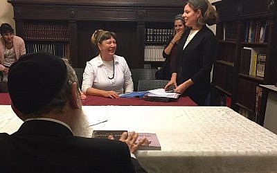 Un tribunal rabbinique privé a dissous le mariage de Tzviya Gorodetsky (Autorisation : Center for Women's Justice/Rachel Stomel)