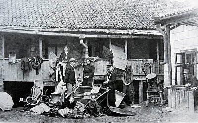 Photo du pogrom de Kishinev, en 1903. (Domaine public)