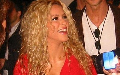 La chanteuse Shakira (Crédit: Wikimedia Commons/Martin Vasavsky)