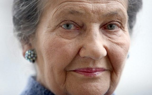 Simone Veil, le 26 octobre 2007. (Crédit : AFP PHOTO / Franck FIFE)