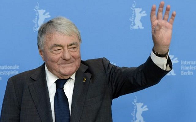 Claude Lanzmann, le 14 février 2013. (Crédit : AFP / GERARD JULIEN)