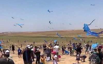 Des milliers d’Israéliens ont pris part à une manifestation vendredi, à proximité de la bande de Gaza, pour appeler au retour des dépouilles des soldats de l’armée israélienne détenus par le Hamas (Crédit : capture d'écran Twitter)