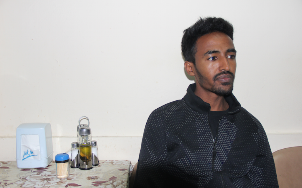 Teklit Michael est un militant érythréen devenu porte-parole pour sa communauté (Crédit :  Ben Sales/JTA)