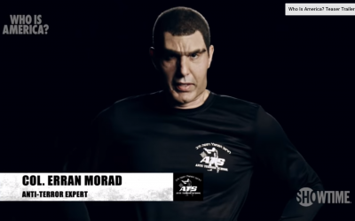 Capture d'écran de l'émission de Sacha Baron Cohen "Who is America" (Capture d'écran : YouTube)
